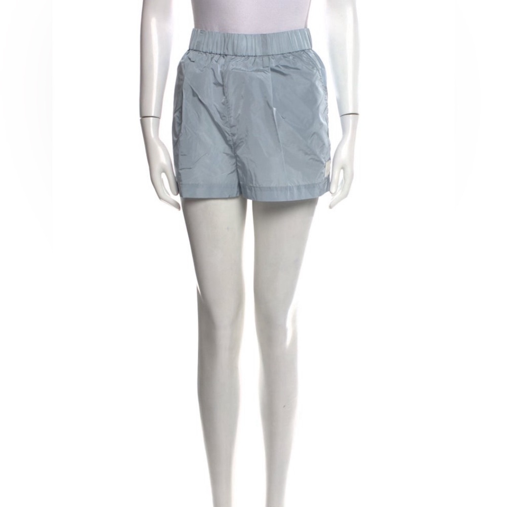 Rains Women's Light Gray Blue Waterproof Shorts